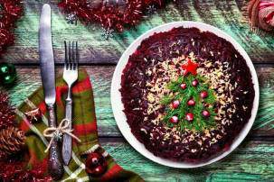 Праздничный свекольный салат