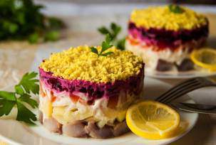 Селедка под шубой без майонеза