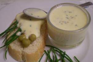 Заправка для салата на кефире