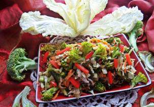 Постный салат «Четыре капусты» от Юлии Высоцкой