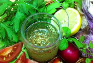 Кунжутный соус для салатов на рапсовом масле