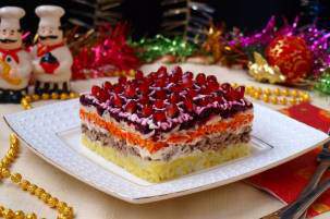 Салат «Генерал» со свеклой и мясом