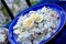 Простой салат из редиса с огурцами и яйцами