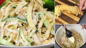 Блинный салат «Загадка для гостей»