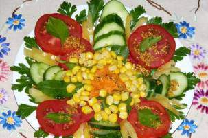 Летний овощной салат